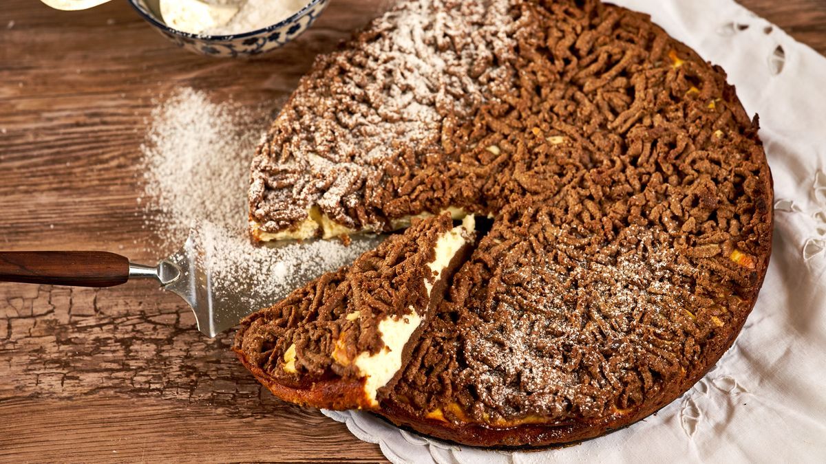 koláč s tvarohem - Featured