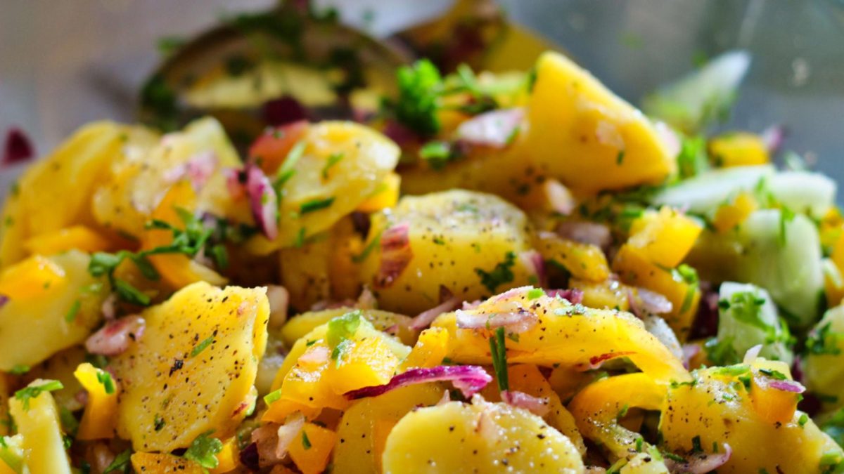 Zdravý bramborový salát: Recept pro Celou Rodinu 20 bramborový salát - Featured