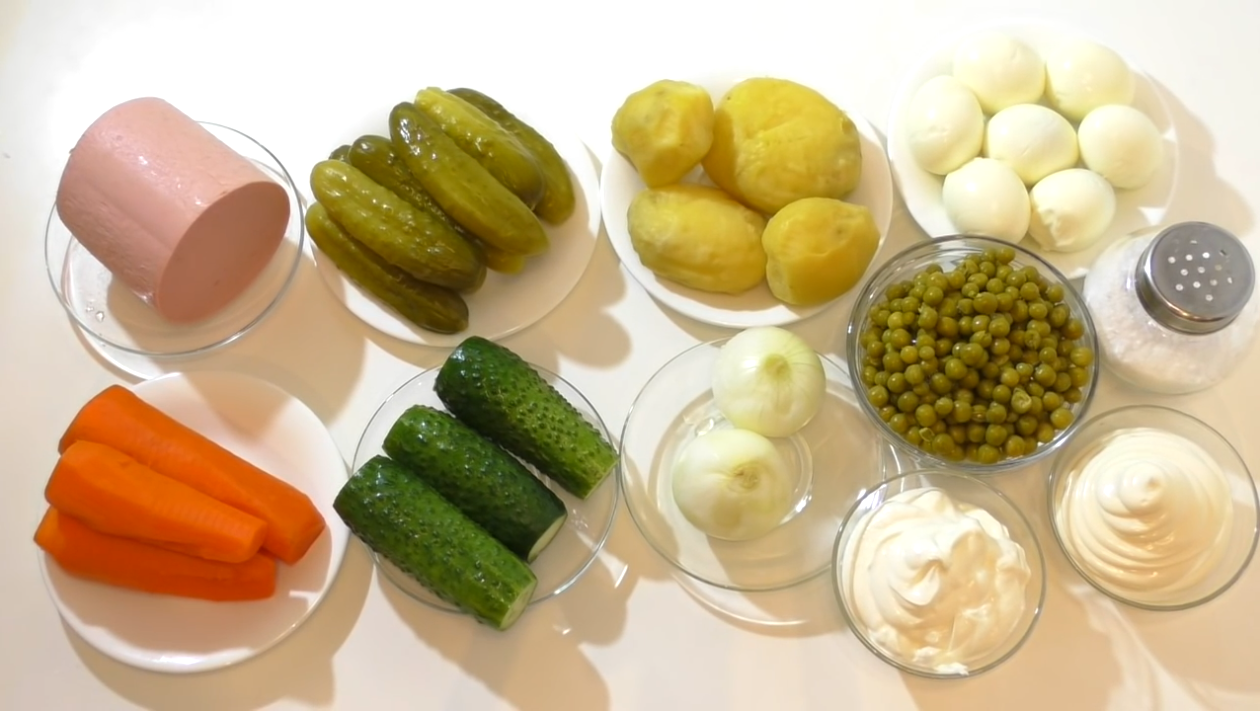 bramborový salát rakouský - Ingredience