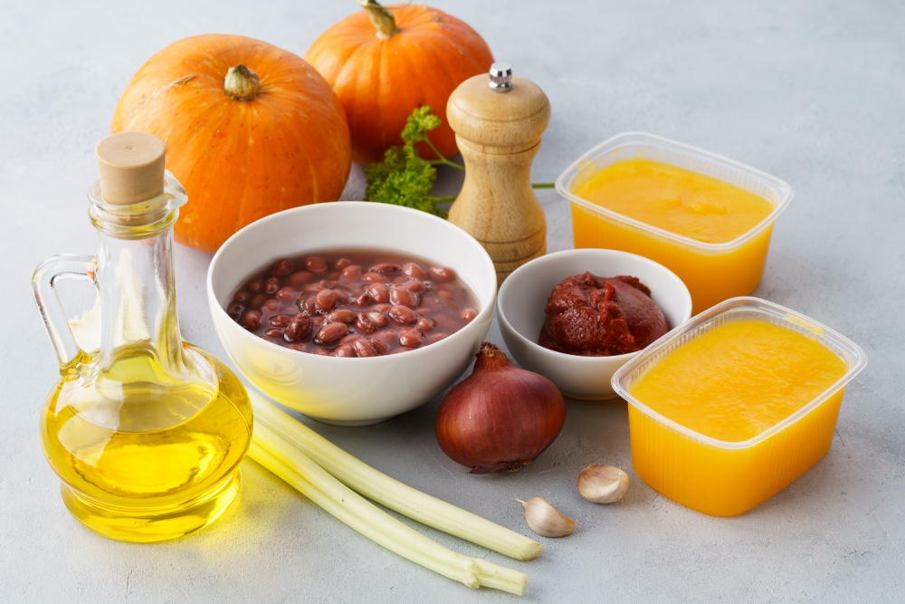 dýňová polévka recept - Ingredience