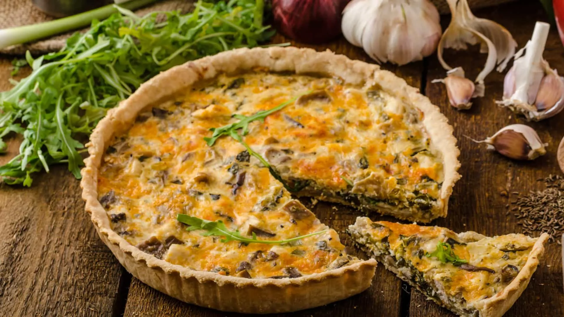 quiche recept - Featured