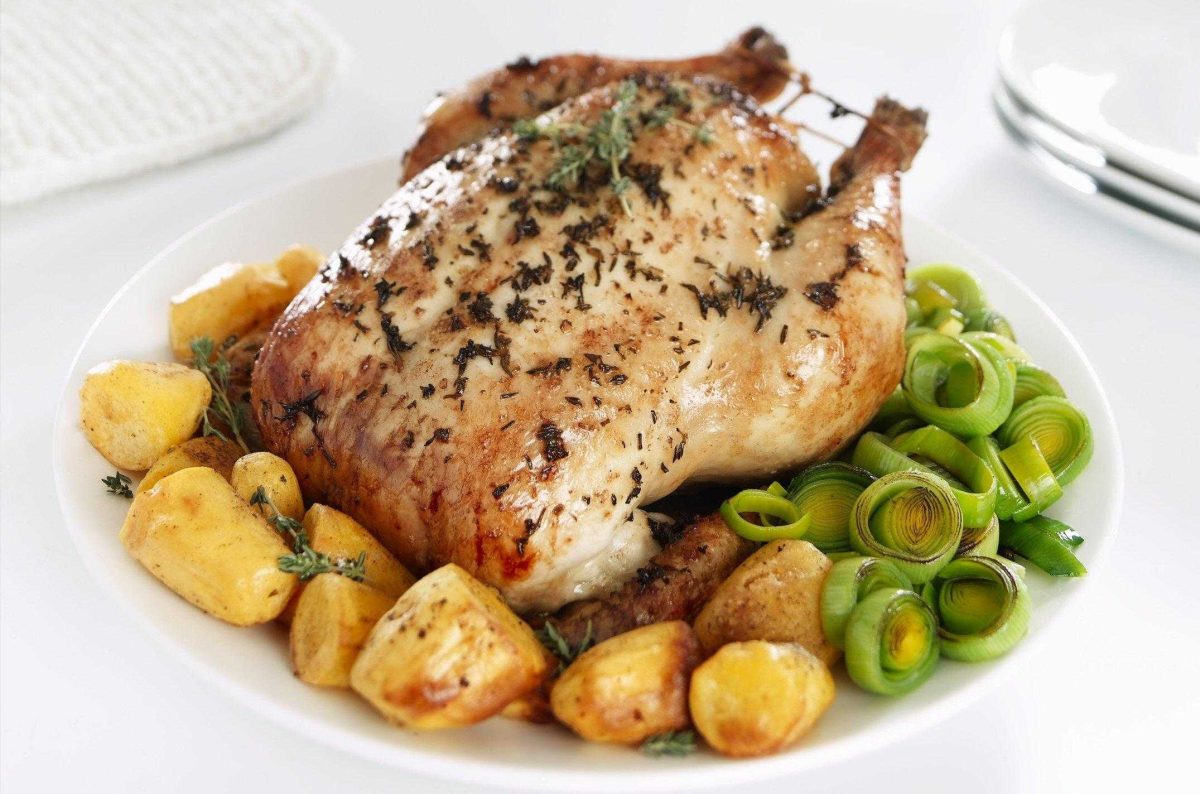 Rychlý a Chutný pečené kuře pro Každý Den 8 pečené kuře - Featured