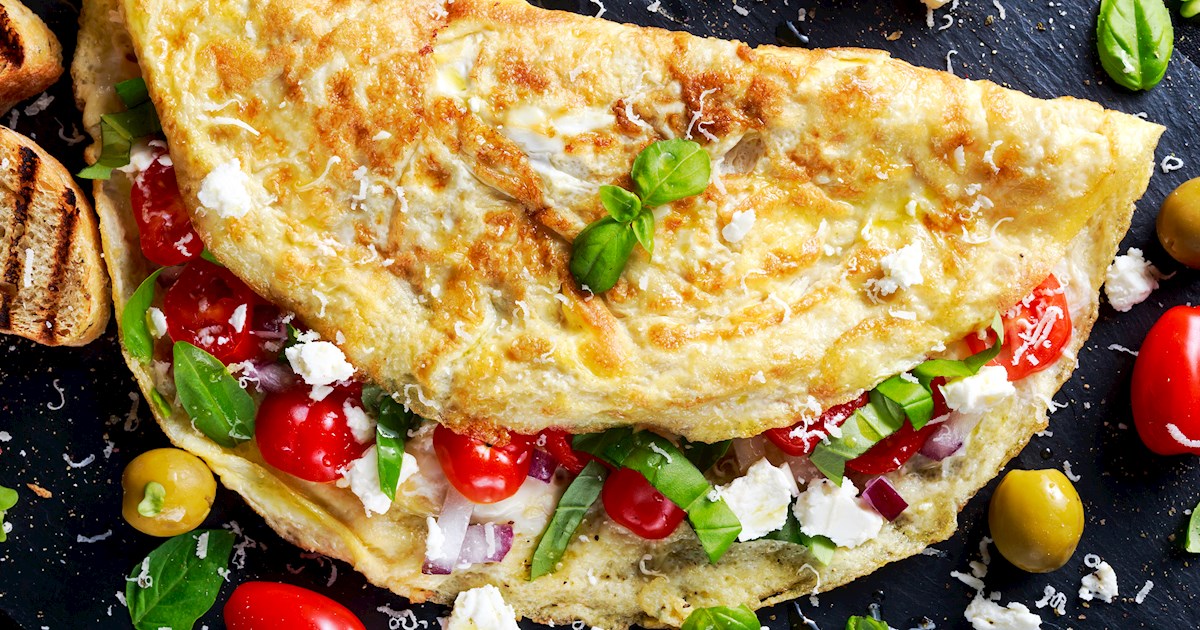 Zdravý omeleta: Recept pro Celou Rodinu 21 omeleta - Featured